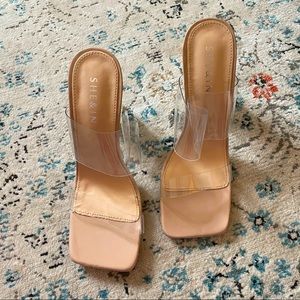 Clear Mule Sandal Heels - Yeezy Heels